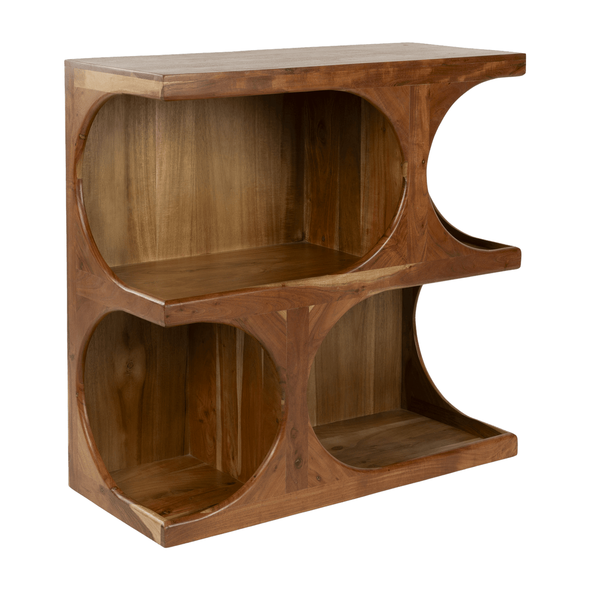 Etagère murale en bois de manguier et d'acacia 90x39,5x90cm Atlas - The Cool Republic - The Cool Republic