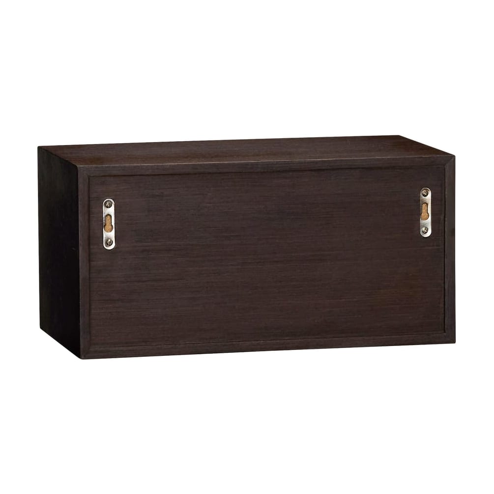 Étagère murale en bois de peuplier marron 40x20x20cm Herringbone - Hübsch — vue 4