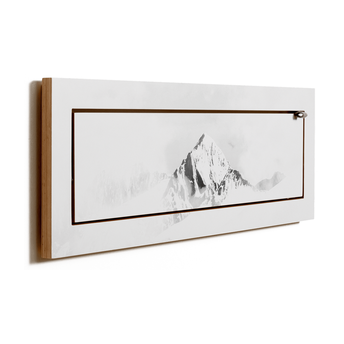 Étagère murale en bouleau blanc 27x18x80cm Fläpps Vallunaraju - Ambivalenz - The Cool Republic