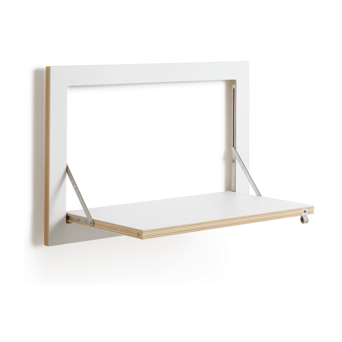 Étagère murale en bouleau blanc 40x31x60cm Fläpps - Ambivalenz - The Cool Republic