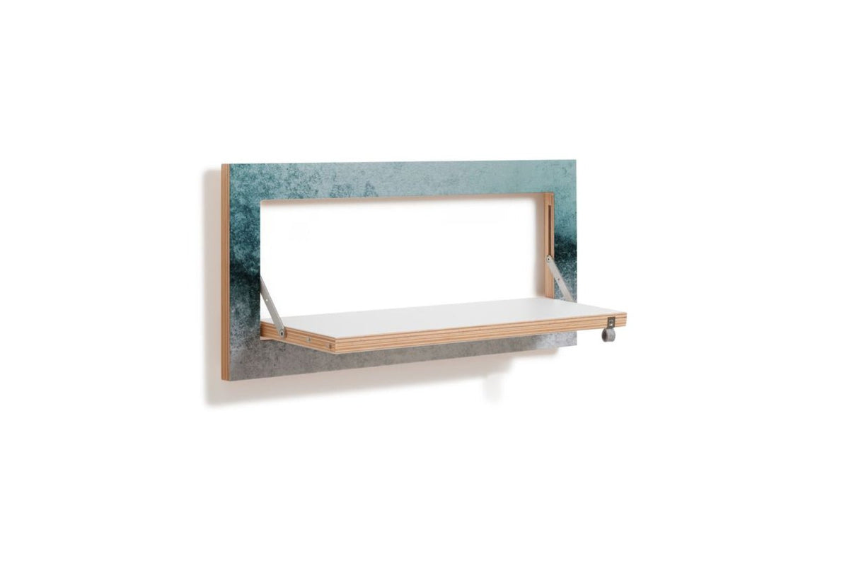 Étagère murale en bouleau bleu 27x18x60cm Fläpps Snowdreamer - Ambivalenz - The Cool Republic