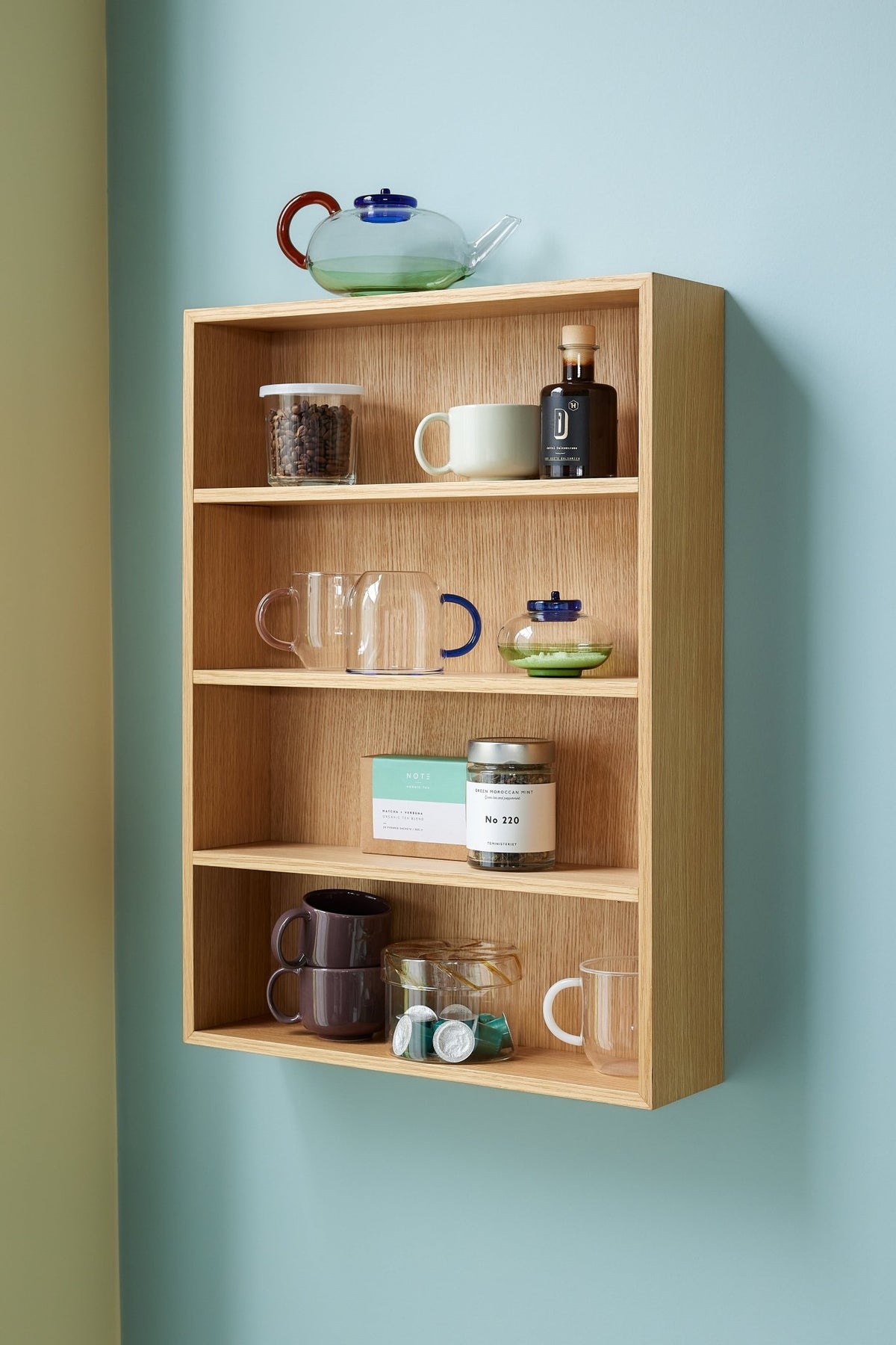 Etagère murale en chêne 3 tablettes 50 x 14 cm - Hübsch - The Cool Republic