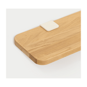 Etagère murale en chêne avec deux accroches blanc crème 120cm Bracket - TIPTOE - The Cool Republic