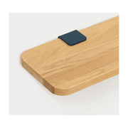 Étagère murale en chêne avec deux accroches bleu nuit 90cm Bracket - TIPTOE - The Cool Republic