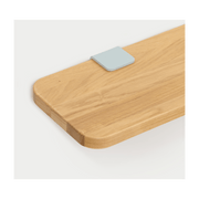 Étagère murale en chêne avec deux accroches bleu pâle 90cm Bracket - TIPTOE - The Cool Republic