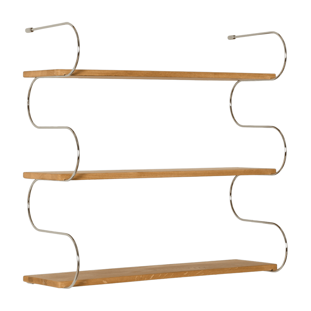 Oak and metal shelf S Onda - Schneid Studio - The Cool Republic