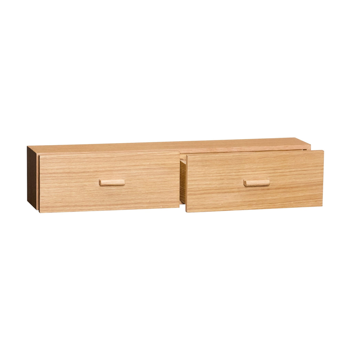Étagère murale en chêne naturel 60x14x12cm Shuno - Hübsch — vue 6