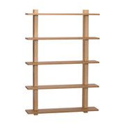Étagère murale en chêne naturel 60x14x87cm Simple - Hübsch