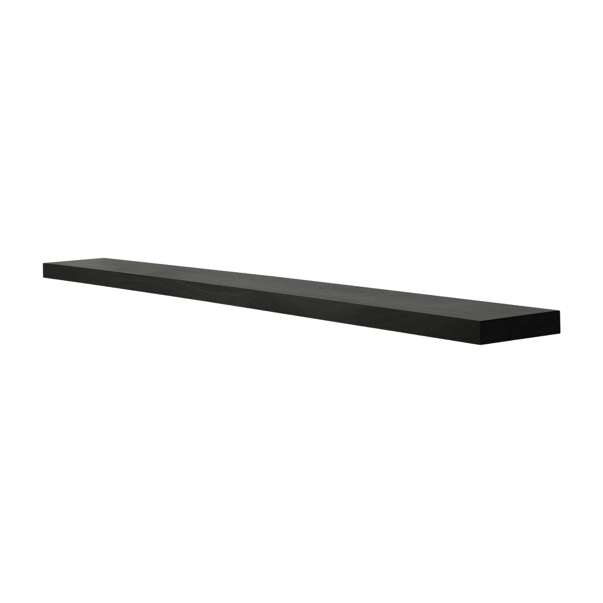 Black oak wall shelf 210 cm - Ethnicraft Accessories - The Cool Republic