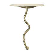 Etagère murale en laiton doré 43,5 x 28 cm Curvature - Ferm Living - The Cool Republic