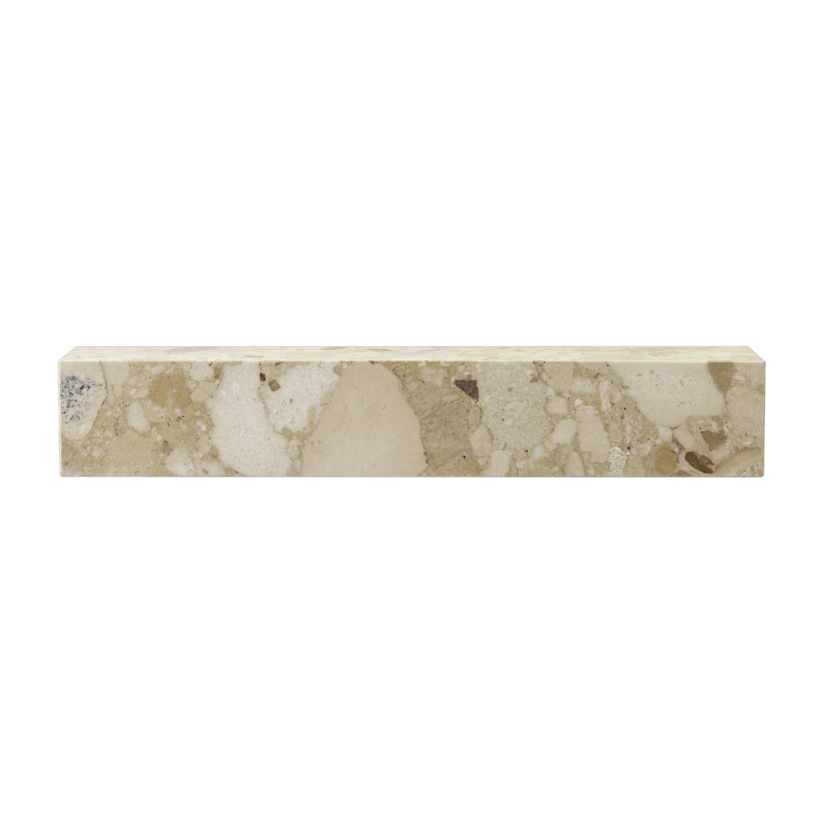 Etagère murale en marbre kunis breccia 60 x 10 cm Plinth - Audo - The Cool Republic