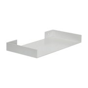 Etagère murale en métal gris clair 30 x 15 x 3 cm Sheets - Hübsch - The Cool Republic
