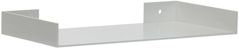 Etagère murale en métal gris clair 30 x 15 x 3 cm Sheets - Hübsch - The Cool Republic