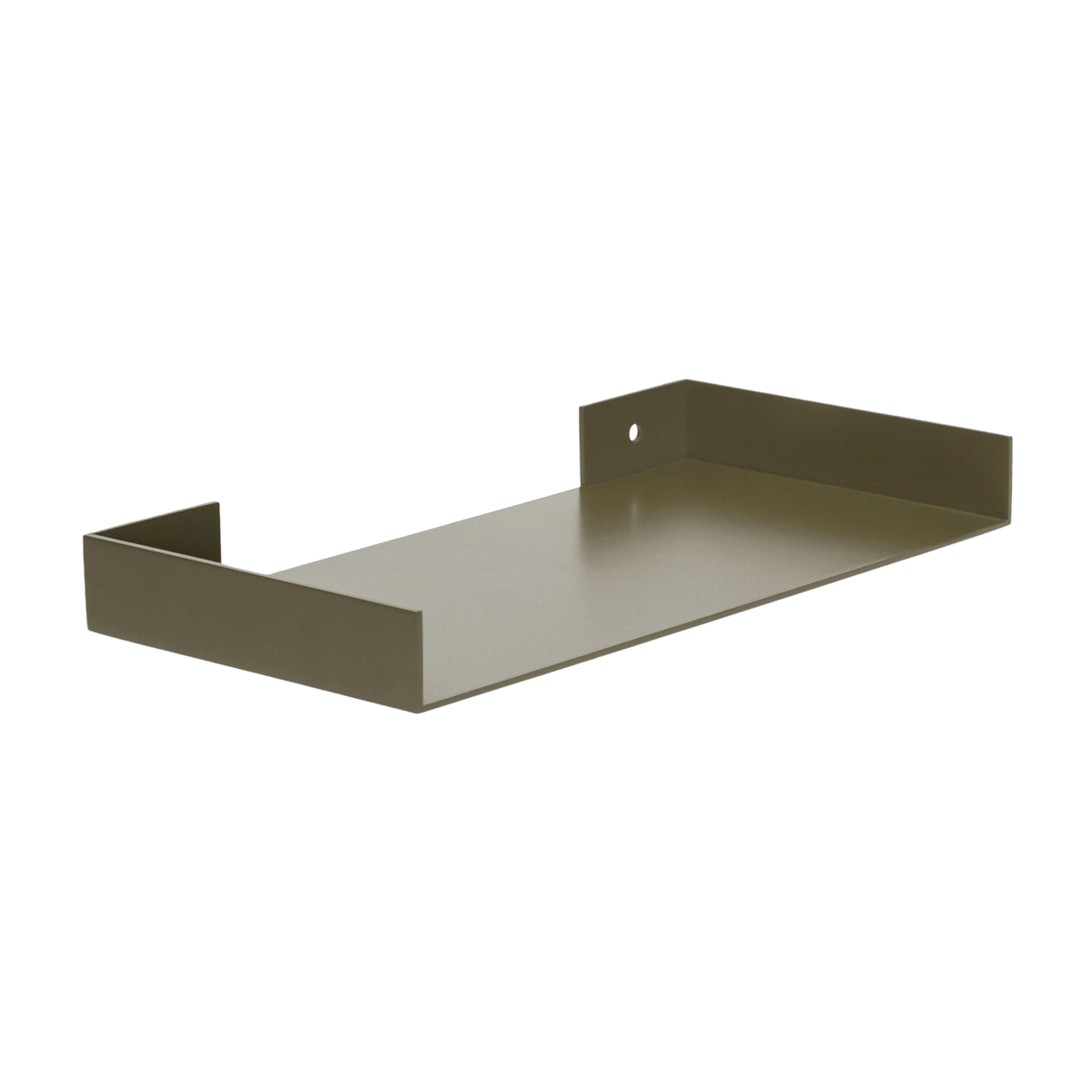 Etagère murale en métal vert foncé 30 x 15 x 3 cm Sheets - Hübsch - The Cool Republic