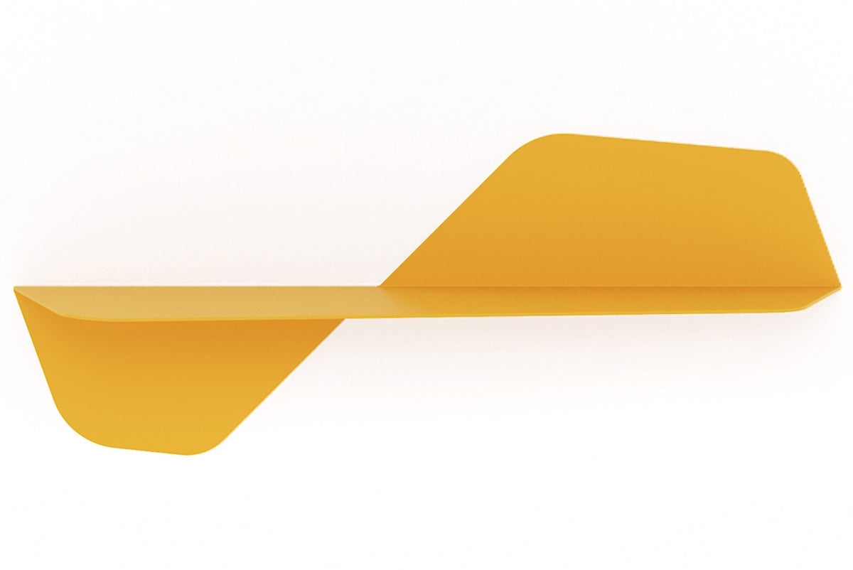 Étagère murale jaune 80 cm Flap - Meme Design - The Cool Republic