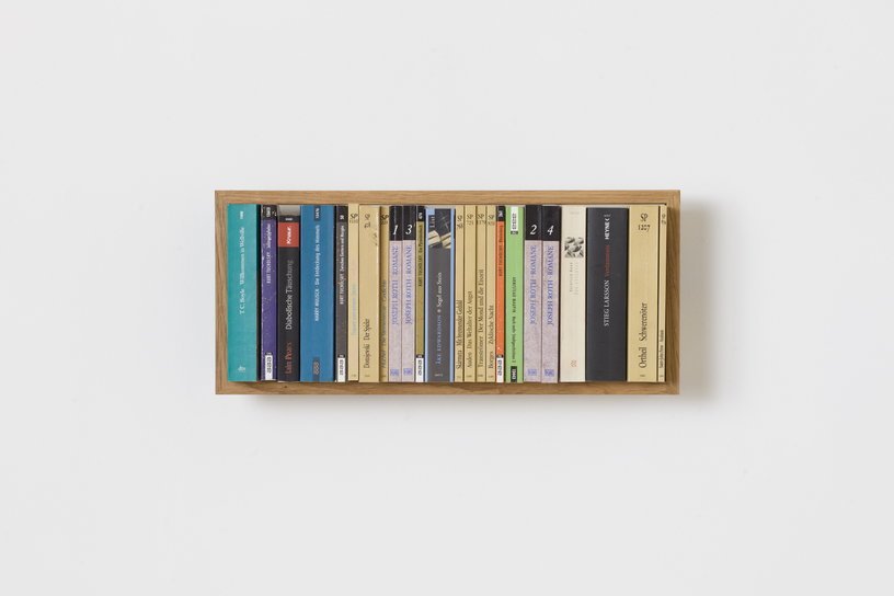 Etagère murale pour livres en bois de chêne naturel 22,3x50,5x9cm B2 - Das kleine b - The Cool Republic