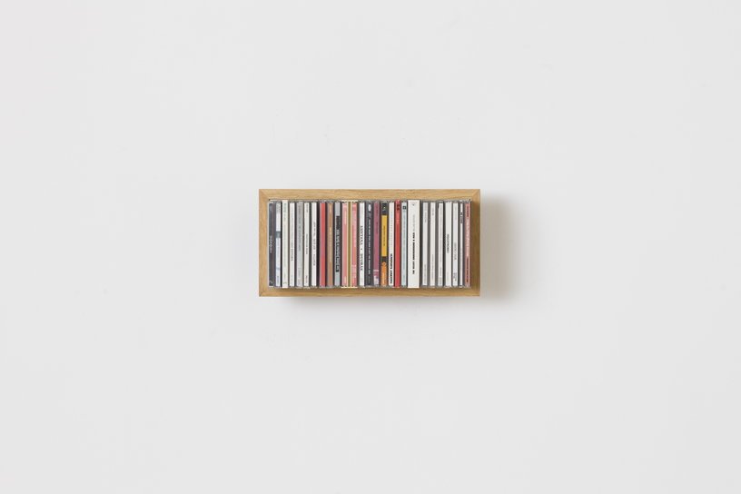 Etagère murale range CD en bois de chêne naturel B - cd 1 - Das kleine b - The Cool Republic
