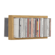 Etagère murale range CD en bois de chêne naturel B-cd 1 - Das kleine b - The Cool Republic