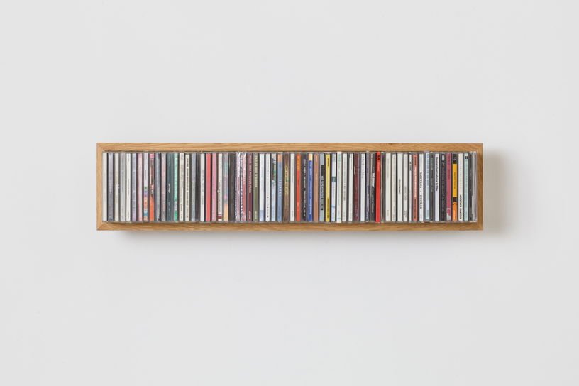 Etagère murale range CD en bois de chêne naturel B - cd 3 - Das kleine b - The Cool Republic