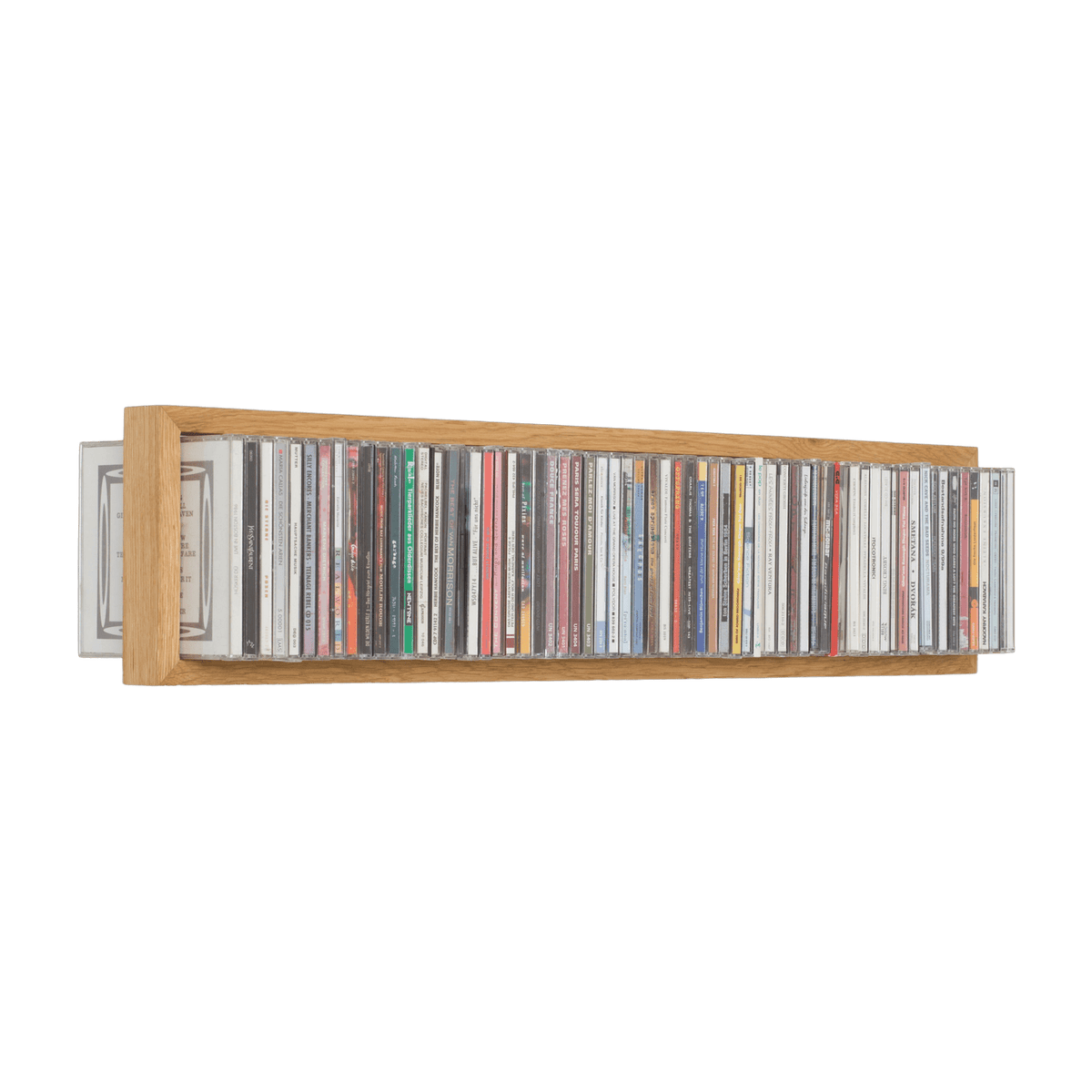 Etagère murale range CD en bois de chêne naturel B-cd 3 - Das kleine b - The Cool Republic