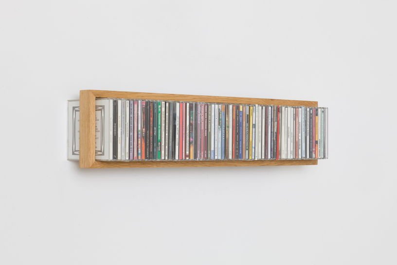 Etagère murale range CD en bois de chêne naturel B - cd 3 - Das kleine b - The Cool Republic