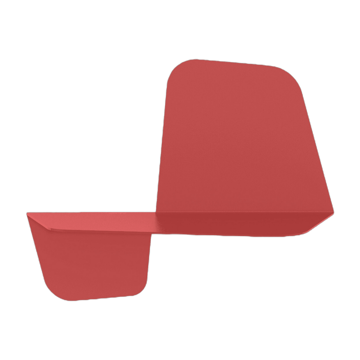 Étagère murale rouge 42 cm Flap - Meme Design - The Cool Republic