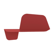 Étagère murale rouge 60 cm Flap - Meme Design - The Cool Republic