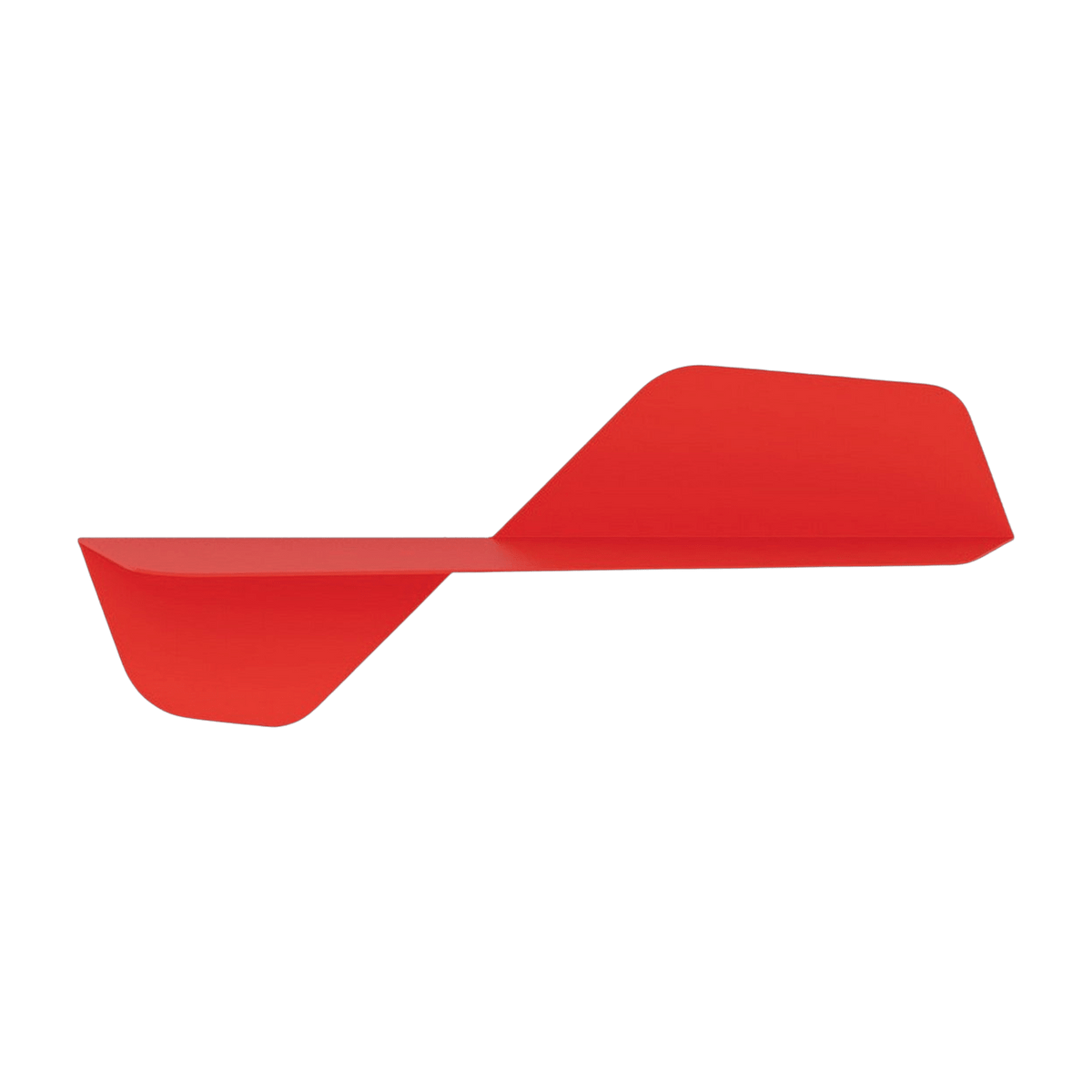 Étagère murale rouge 80 cm Flap - Meme Design - The Cool Republic