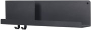 Étagère noire en métal 63 cm Folded - Muuto - The Cool Republic