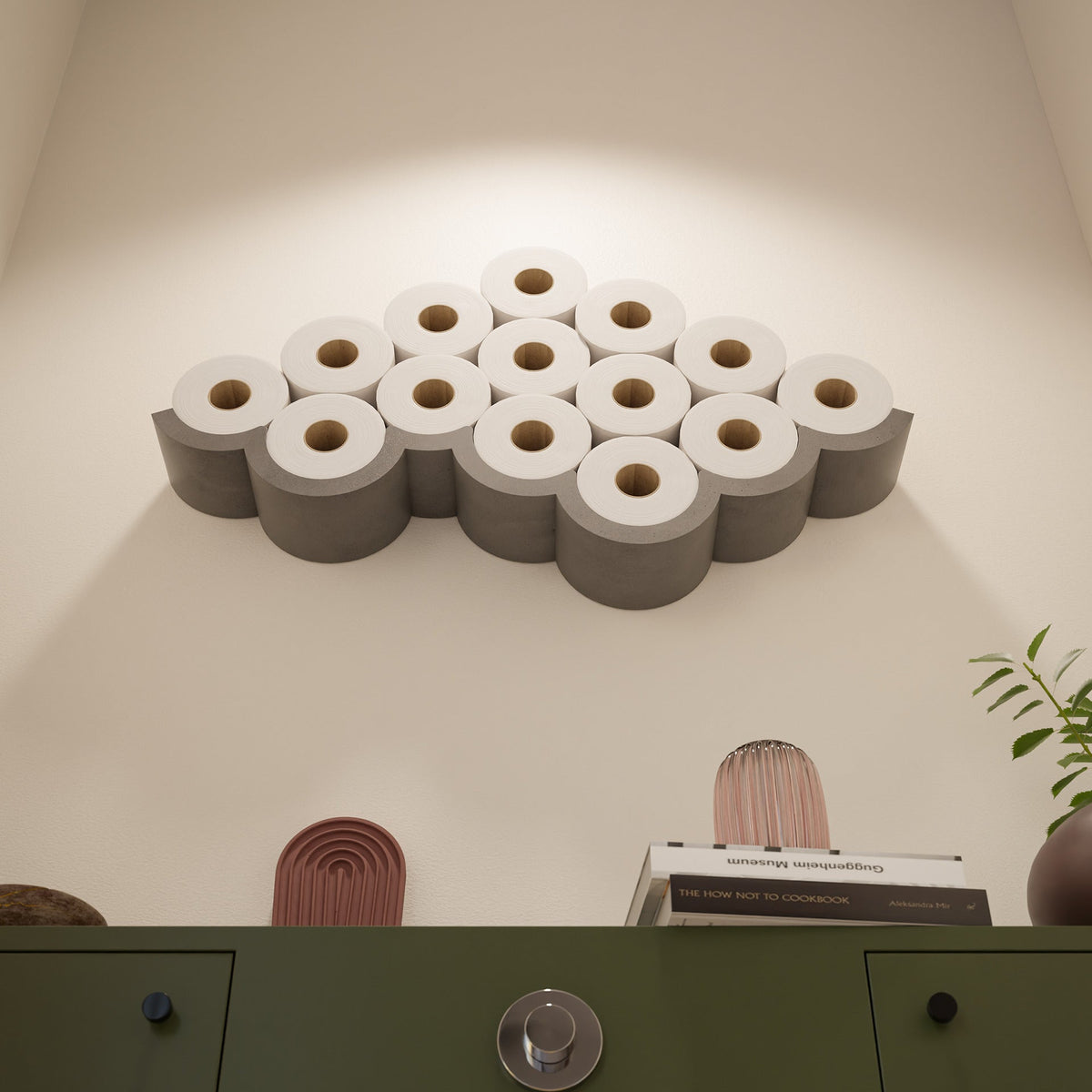 Etagère papier toilette L Cloud - Lyon Béton - The Cool Republic