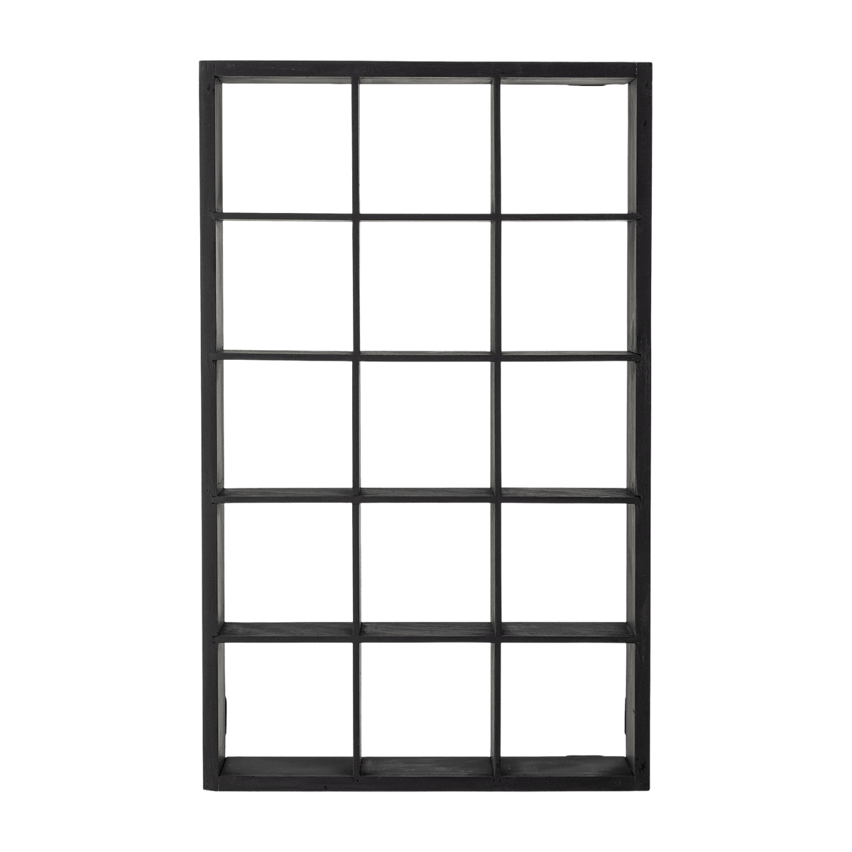 Étagère rectangulaire en bois de sapin noir 66 x 41 cm Olinn - Bloomingville - The Cool Republic