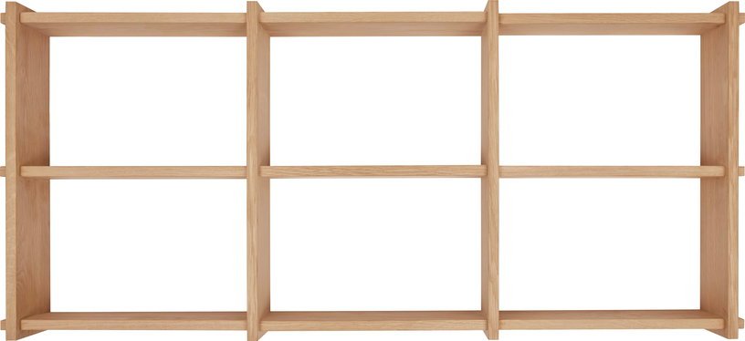 Etagère rectangulaire en chêne marron - OYOY - The Cool Republic