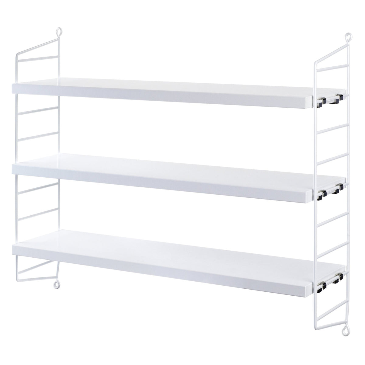Etagères en bois blanc String Pocket - String furniture - The Cool Republic
