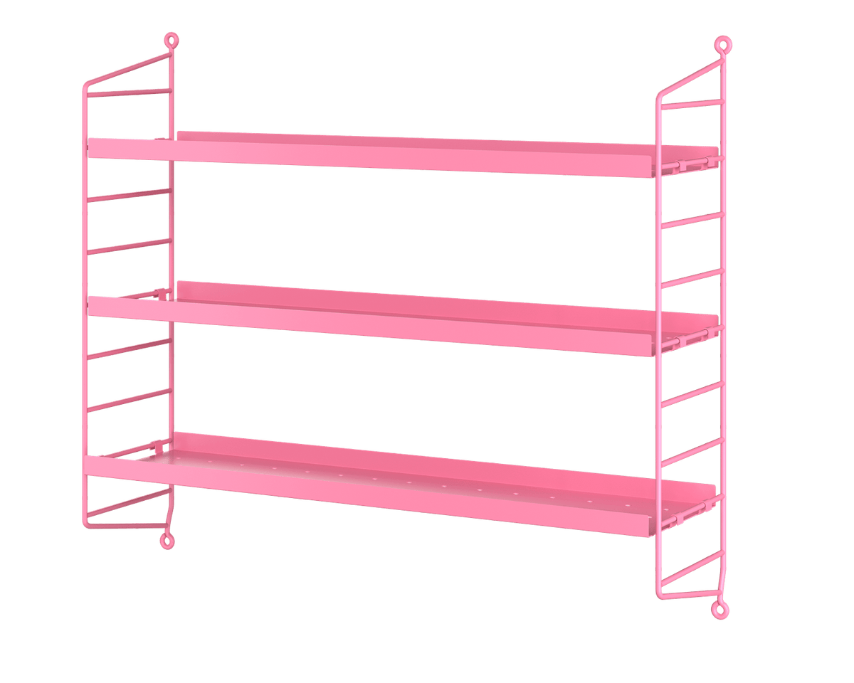 Etagères en bois rose String Pocket - String furniture - The Cool Republic