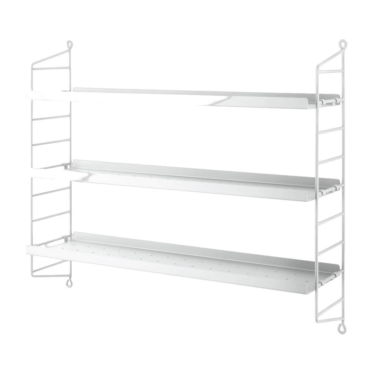 Etagères en métal blanc String Pocket - String furniture - The Cool Republic