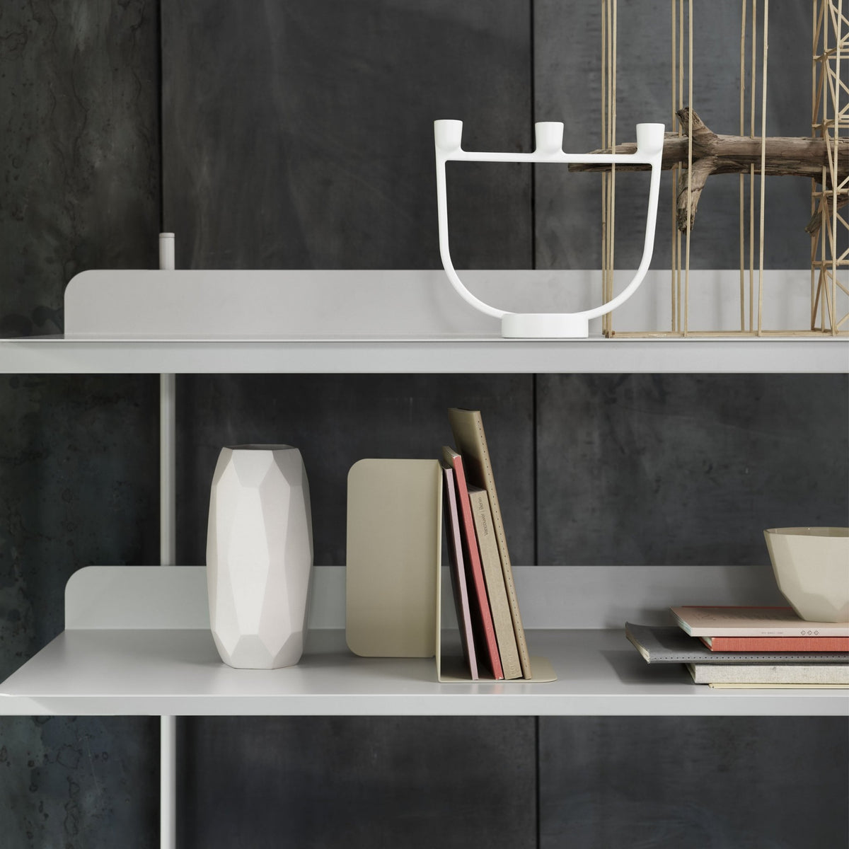 Etagères L blanche Compile - Muuto - The Cool Republic