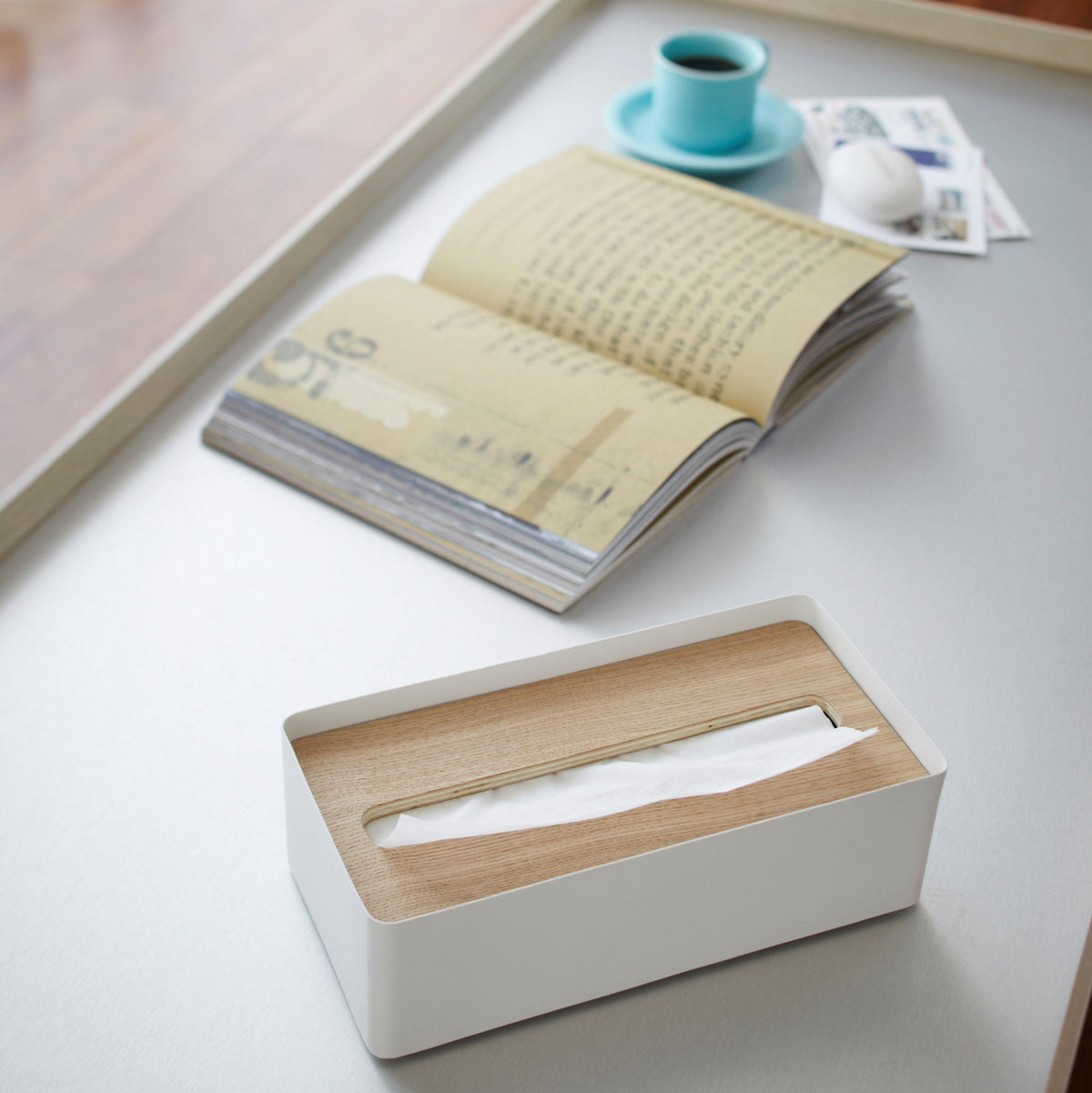 Etui pour mouchoirs blanc - Yamazaki - The Cool Republic