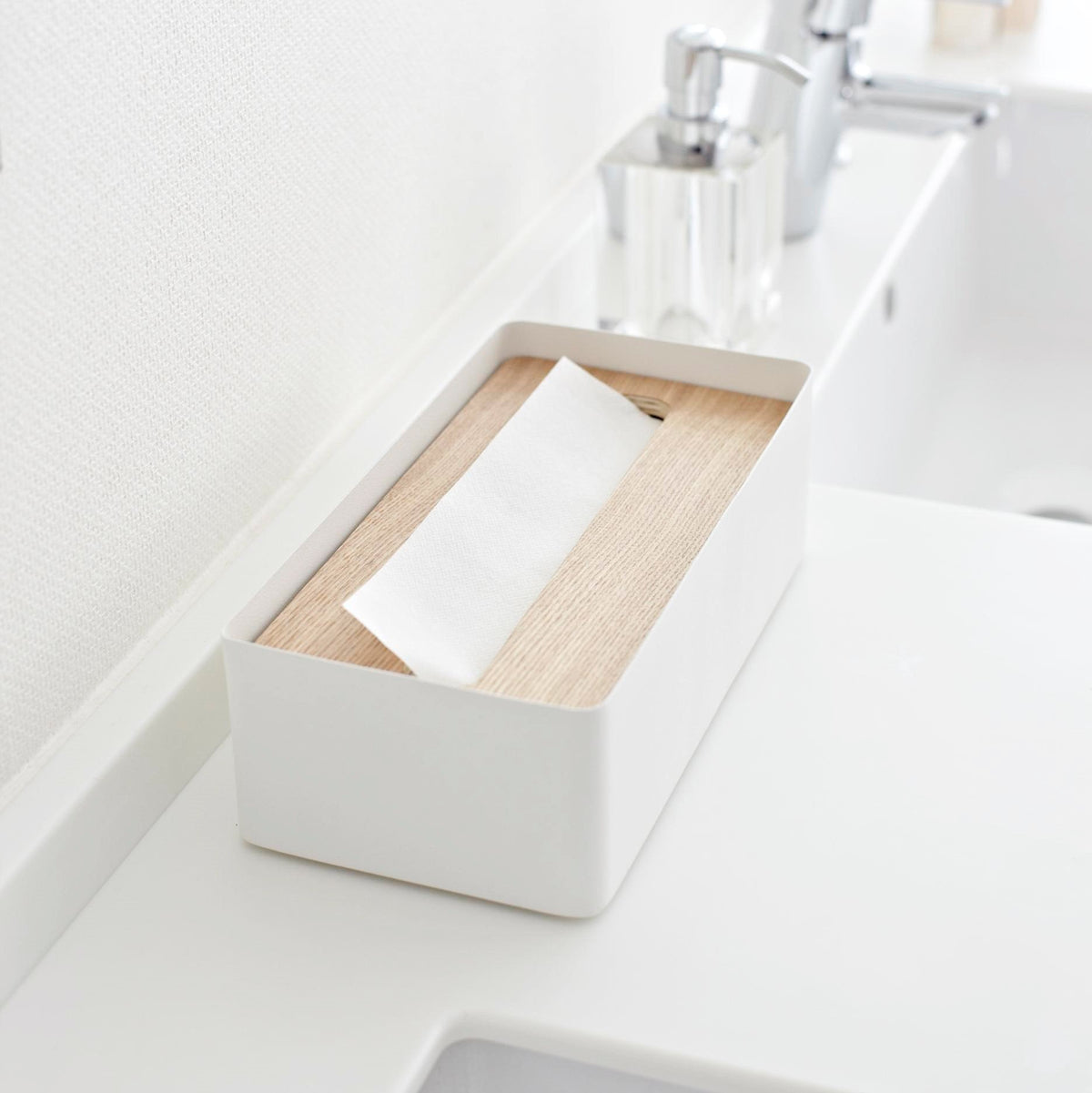 Etui pour mouchoirs blanc - Yamazaki - The Cool Republic