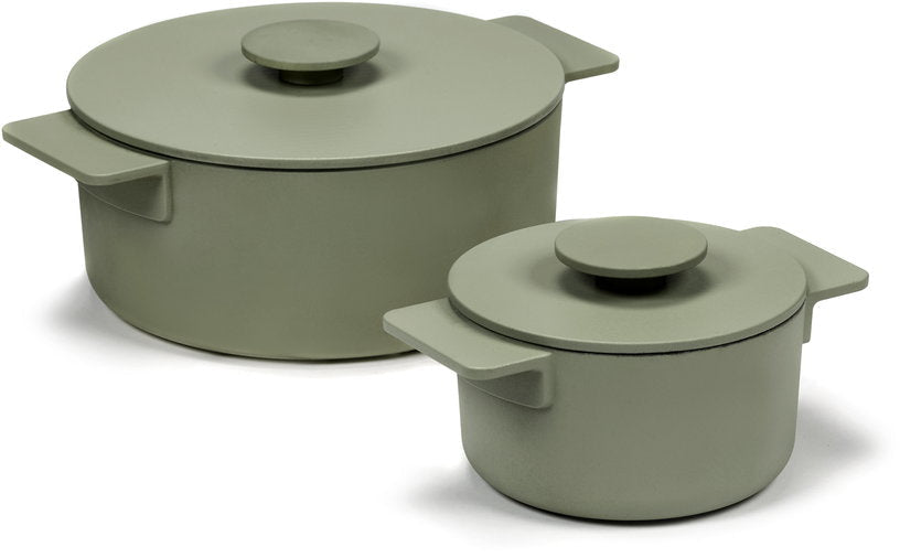 Faitout en fonte vert 1L Surface - Serax - The Cool Republic