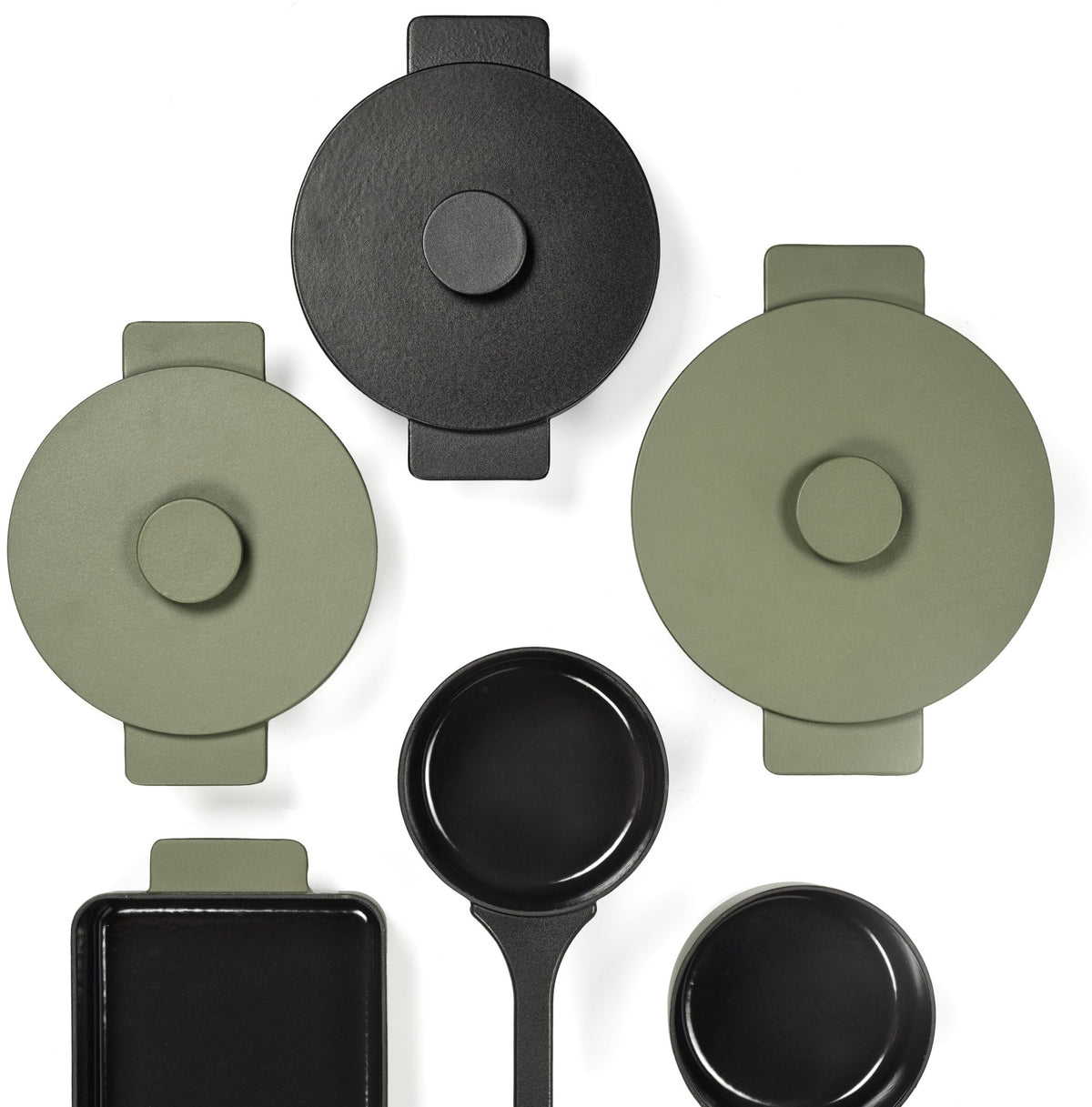 Faitout en fonte vert 3L Surface - Serax - The Cool Republic