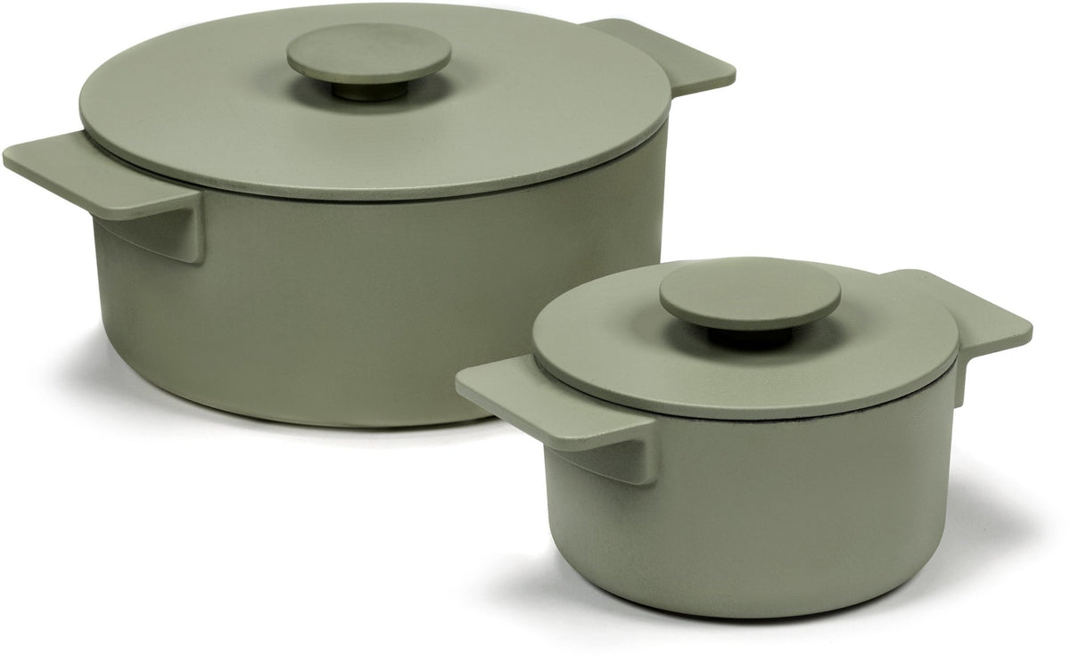 Faitout en fonte vert 3L Surface - Serax - The Cool Republic