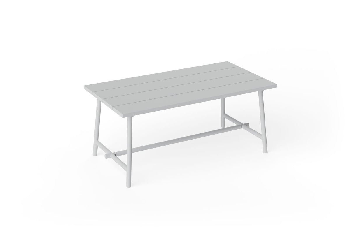 Table d'extérieur en aluminium gris clair 170x90x76cm Fred's - Fatboy