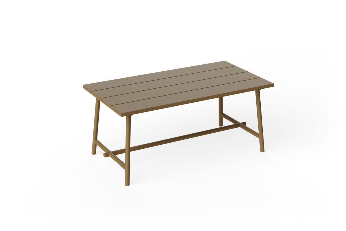 Table d'extérieur en aluminium marron 170x90x76cm Fred's - Fatboy