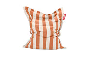 Grande pouf da esterno a righe arancioni e crema Original Outdoor - Fatboy
