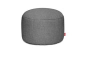 Pouf rond en polyester gris foncé 70x40cm Point Large - Fatboy