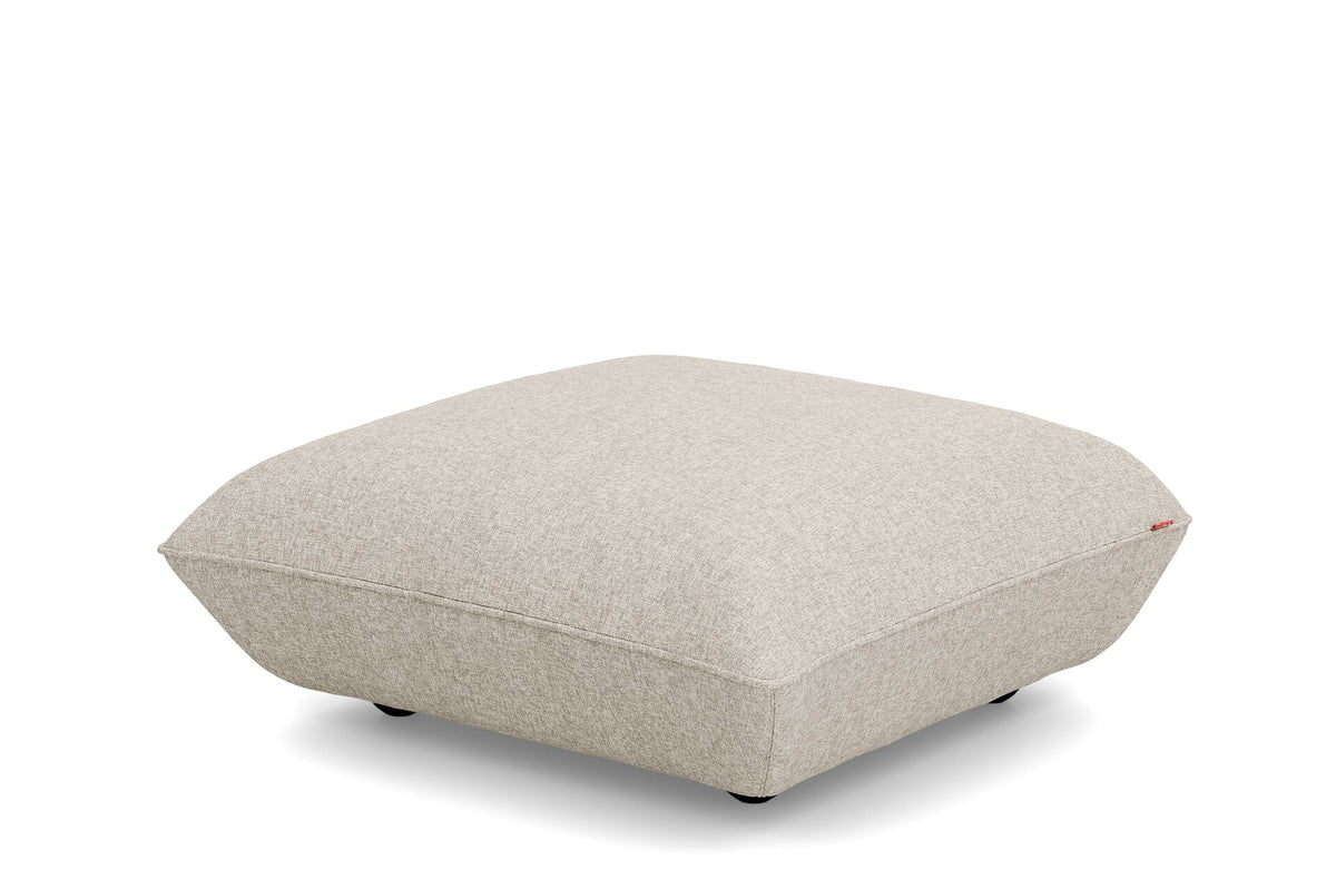 Pouf en polyester recyclé beige 108x108x44 cm Sumo Bouclé - Fatboy