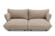 Canapé 3 places en polyester recyclé marron 210,5x108x90 cm cm Sumo Bouclé - Fatboy