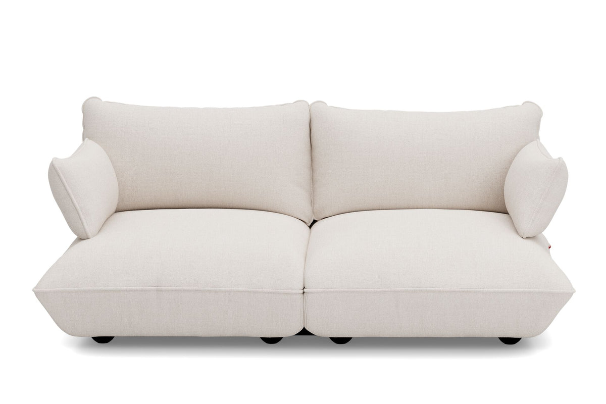 Canapé 3 places en polyester recyclé crème 210,5x108x90 cm cm Sumo Bouclé - Fatboy