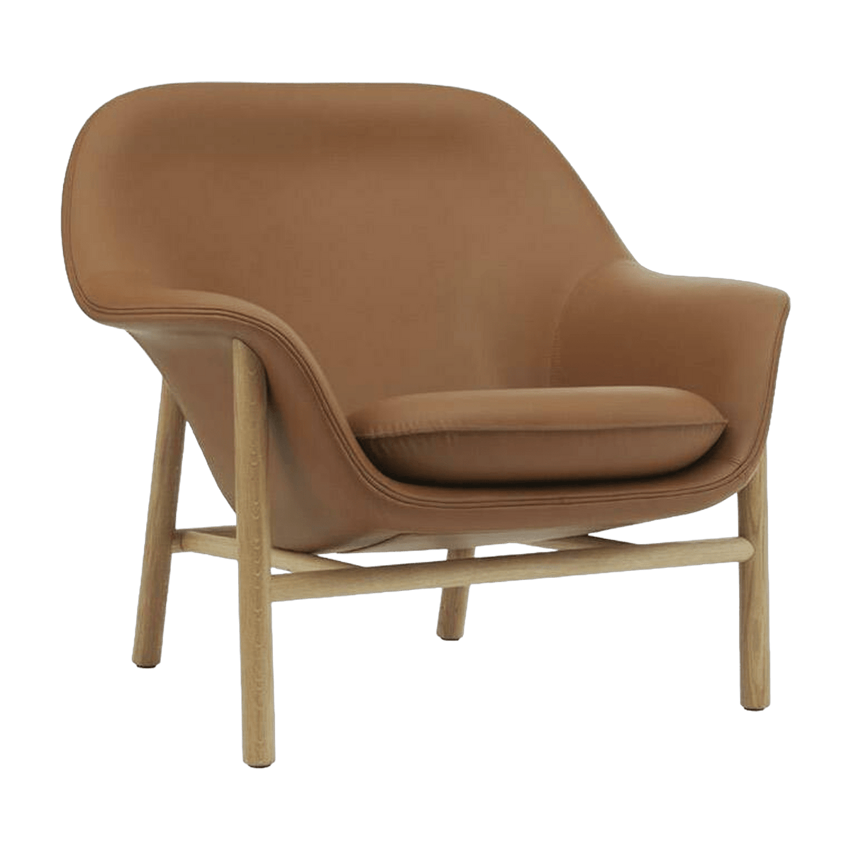 Fauteuil avec appui-tête en chêne laqué ultra Drape - Normann Copenhagen - The Cool Republic