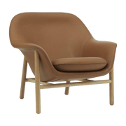 Fauteuil avec appui-tête en chêne laqué ultra Drape - Normann Copenhagen - The Cool Republic